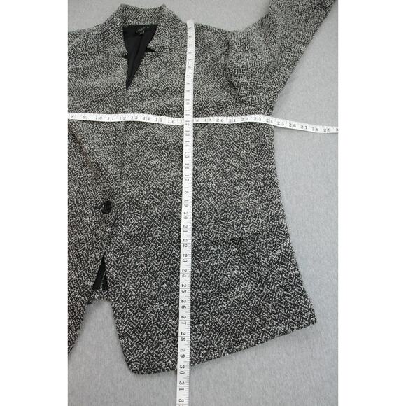 Talbots Blazer Womens 2X Collarless Stretch One Button Jacket Lined - Picture 8 of 9